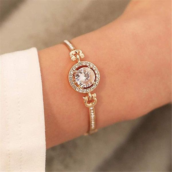 

charm bracelets women retro flower hollow out bracelet, fashion lady jewelry chain bracelet bangle for gold femme, Golden;silver