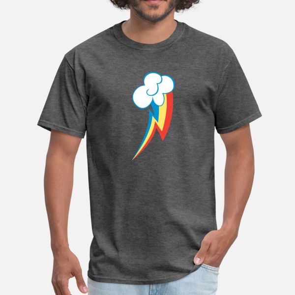 

rainbow dash cutie t shirt men create short sleeve s-xxxl clothes sunlight authentic summer style formal shirt