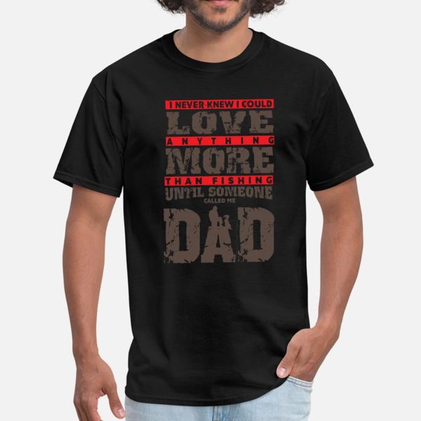 

fishing love fishing but my child i love more t shirt men loose 100% cotton crew neck family loose casual spring natural shirt