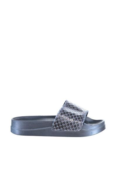 

soho silver female slippers 14968, Black