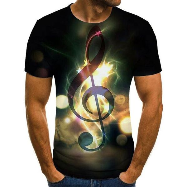

music and art instruments style street summer 3d print shirts plus size humor hentai men clothing
