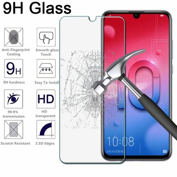 

9h clear tempered glass for huawei honor 8s 20 pro 9x v30 30 s x10 nova7 nova 6 pro p smart 2020 glass screen protector explosion-proof film