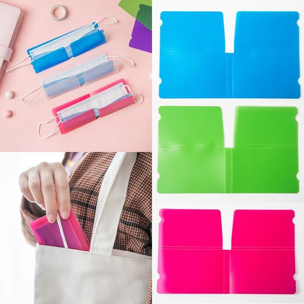

disposable face mask bag outdoor portable foldable face masks storage bag safe pollution-protective mask container