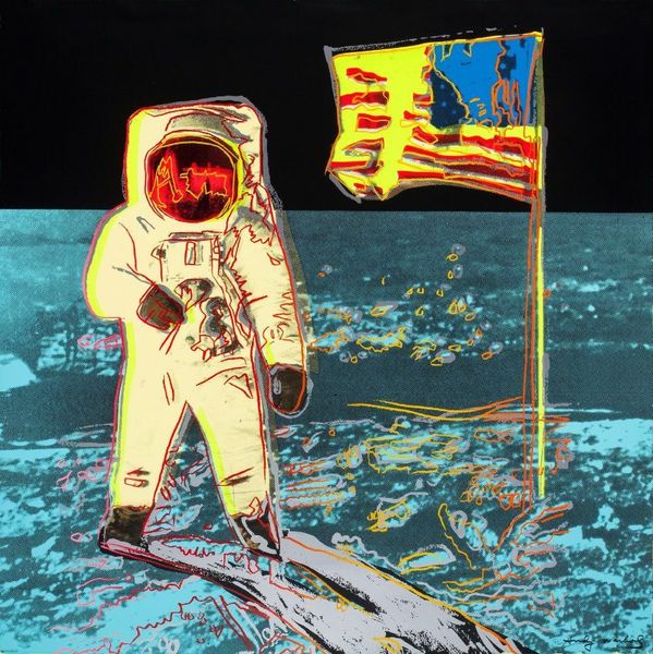 

andy warhol moonwalk fine art wall decor oil painting home decoration wall art canvas pictures for living room 200901