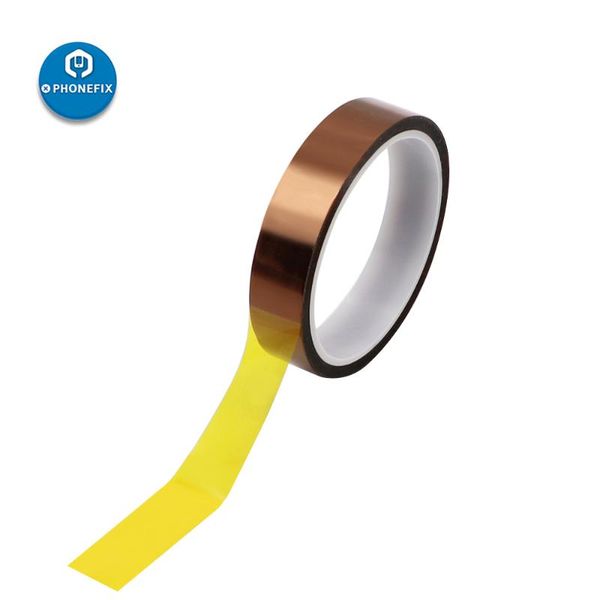 

phonefix 33m 5mm bga heating tape high temperature resistance tape amber polyimide sticker for phone pcb smt soldering protect