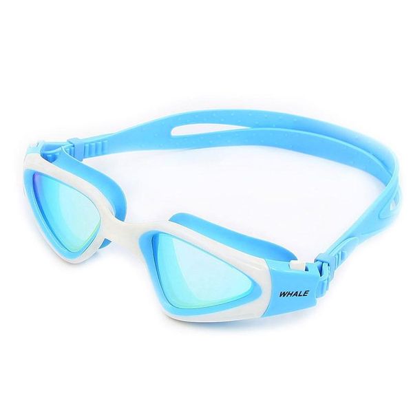 

wholesale-conjoined frame swimming goggles men women anti-fog pc anti-uv silicone swim eyewear mm7000