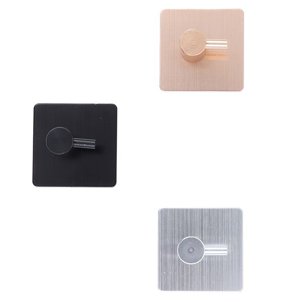 

aluminum self adhesive home kitchen wall door hook key rack kitchen towel hanger