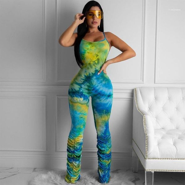 

color jumpsuits scoop neck sleeveless stacked full length pants style womens jumpsuits fashion contrast, Black;white