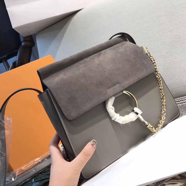 

ng shoulder bags women real leather chain crossbody bag handbags circle purse female 2020 new fashion