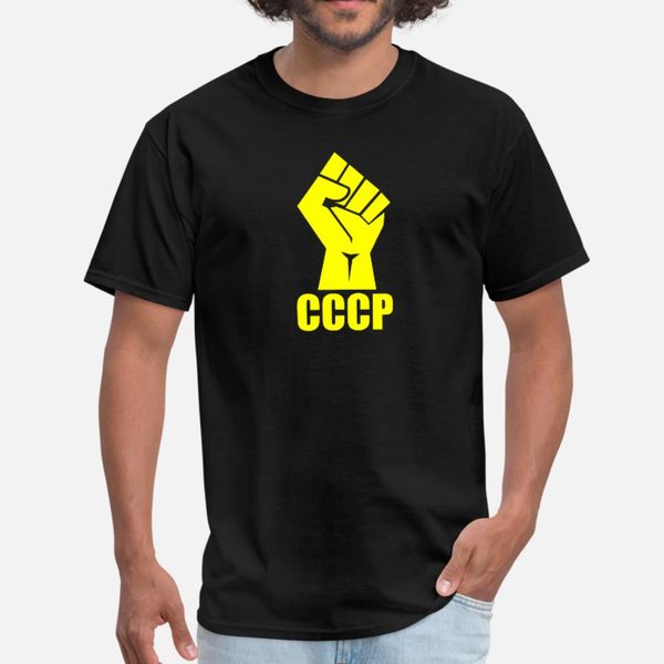 

cccp кулак t shirt men customized с коротким рукавом s-3xl fit симпатичные смешной летом прохладно рубашки