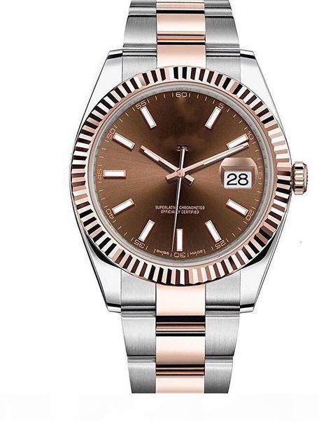 

rose gold luxury fashion automatic movement mechanical diamond designer men watch mens watches reloj wristwatches man, Slivery;brown