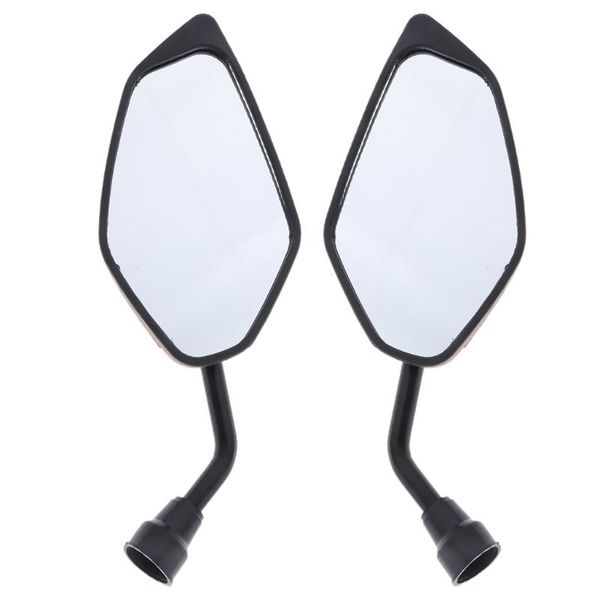 

universal motorcycle moped dirt bike atv scooter 10mm rear view side mirror (1 pair