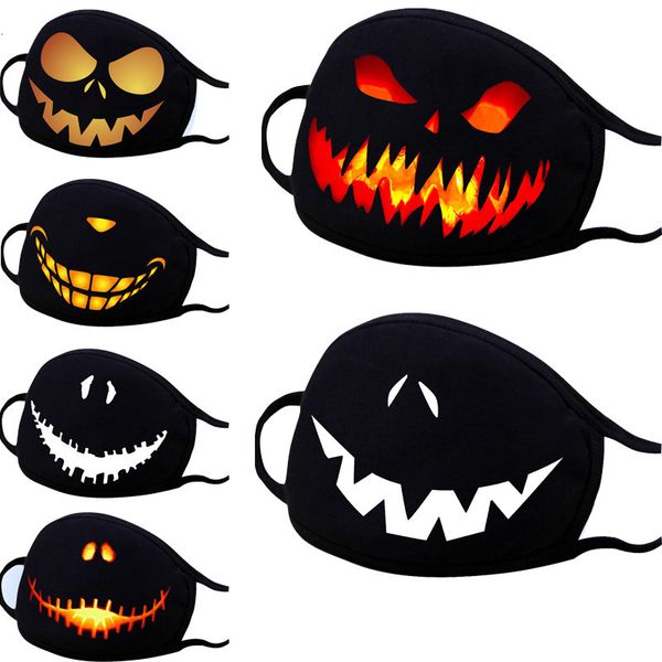 

halloween fashion face mask пыле хлопок маски дизайнер моющийся многоразовый фестиваль маска персонализированных печати велоспорт маска