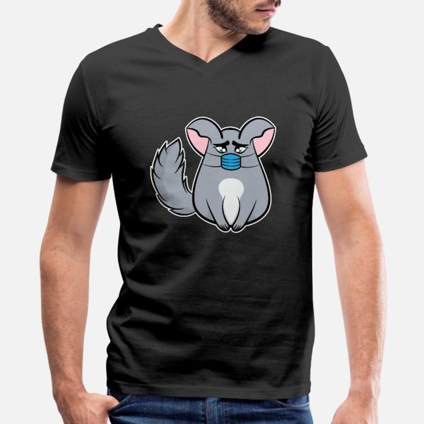 

chinchilla t shirt men crazy short sleeve euro size s-3xl formal crazy funny casual summer style family shirt