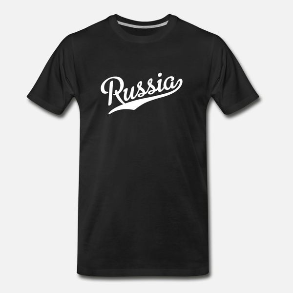 

russia t shirt men personalized cotton crew neck letters gift basic summer vintage shirt