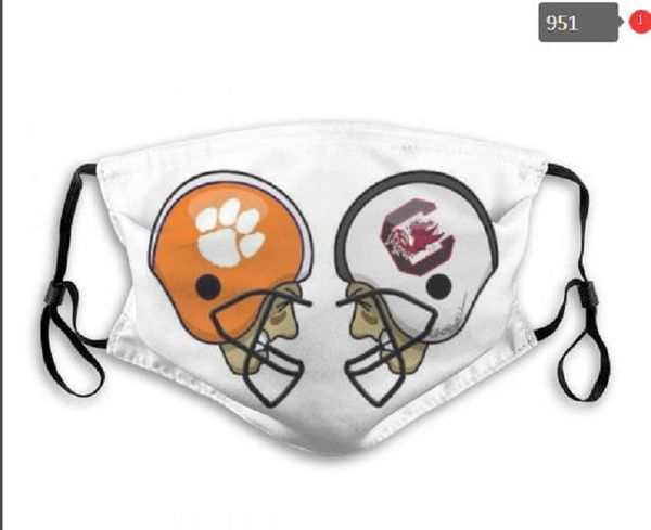 

wholesale teams college student designer face mask 5 layer activated carbon filter waterproof breathable mask m-shaped nose clip mask c96