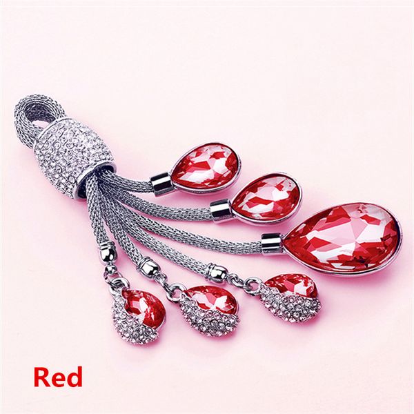 

diamond bling crystal plastic car key rings keyring keychain long accessorie for car keyring women available for all models, Silver