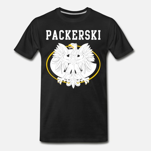 

packerski greenbay polish t shirt men design short sleeve s-xxxl slim gift basic spring autumn formal shirt