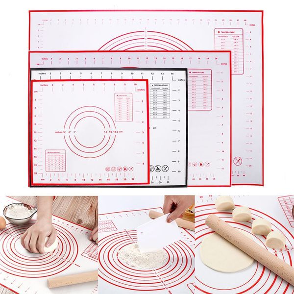 

silicone baking mat pizza dough maker pastry kitchen gadgets cooking tools utensils bakeware kneading accessories lot