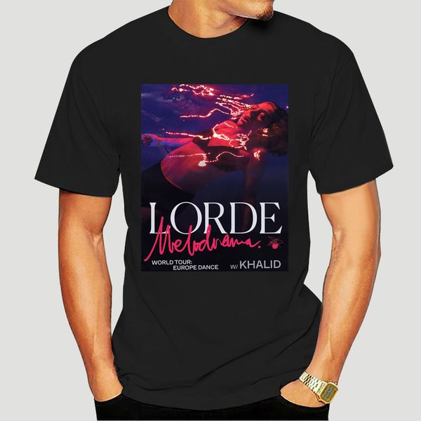 

новый lorde мелодрама tour футболка черный s 4xl-3404a
