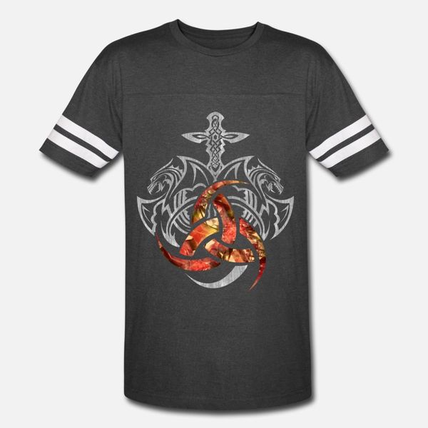 

horn of odin т рубашки мужчин индивидуальные 100% хлопок плюс размер одежды 3xl фитнес новый стиль весна осень стандартная рубашка