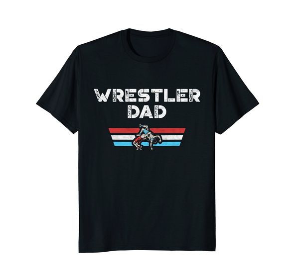 

дизайн одежды бесплатная доставка рестлер папа - vintage проблемные wrestling fan t-shirt печать круглый шеи человек