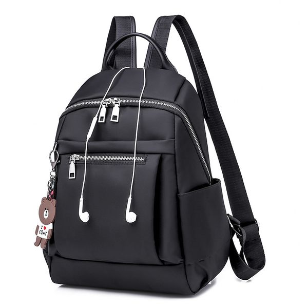 

leather luggage tag2020 travel backpack women oxford cloth backpack womens new travel korean fashion waterproof all-match fashion large capa