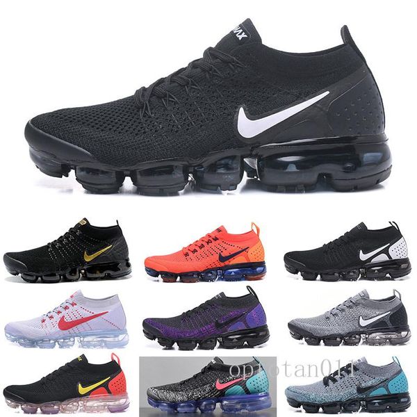 

2019 knit 2.0 fly 1.0 running shoes men women bhm red orbit metallic gold triple black designer shoes sneakers trainers 36-45 hyt2