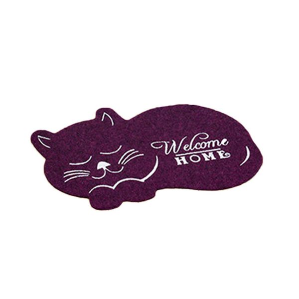 

doormat living room floor rug cat shaped for entrance anti slip kitchen bedroom