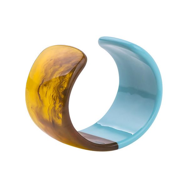 

new arrival resin two color open bracelet fashion simple women accessories, Silver