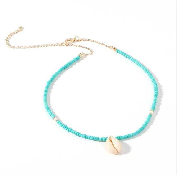 

beads shell simplicity necklace for women pendants collares jewelry friends girl novel accessories aesthetics suspension xl10102, Silver