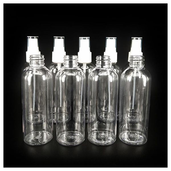 

30/50/100ml refillable bottles travel transparent plastic perfume bottle atomizer empty small spray bottle toxic and safe wholesale
