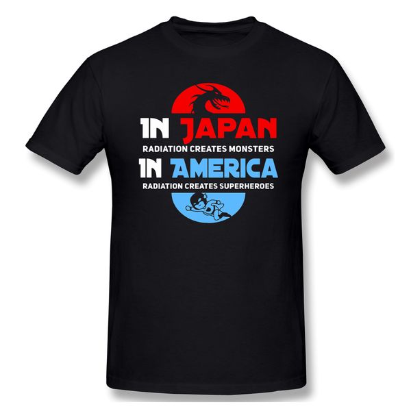 

monsters and superheroes funny t-shirt men summer o neck casual cotton t shirt graphic tee gojira godzillar japanese hero