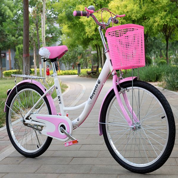 

22 inch aluminum alloy retro princess primary and secondary school students little girl light speed bicycle