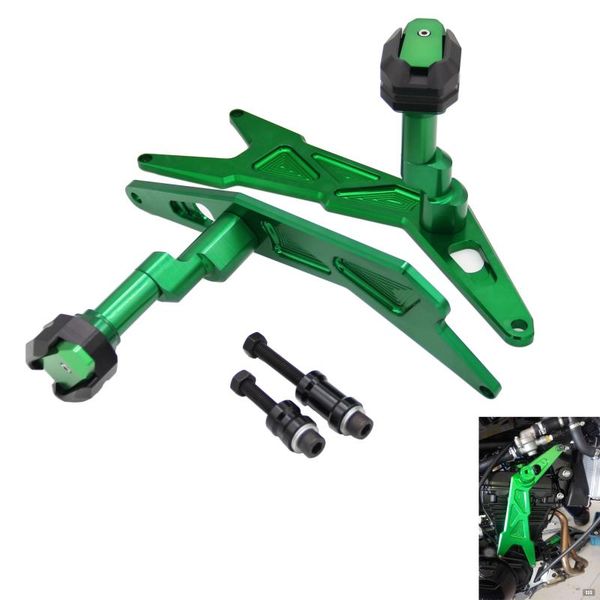 

motorcycle frame cover for ninja250 ninja 300 2013 14 15 16 17 2020 falling protection crash pad side sliders 4 colors