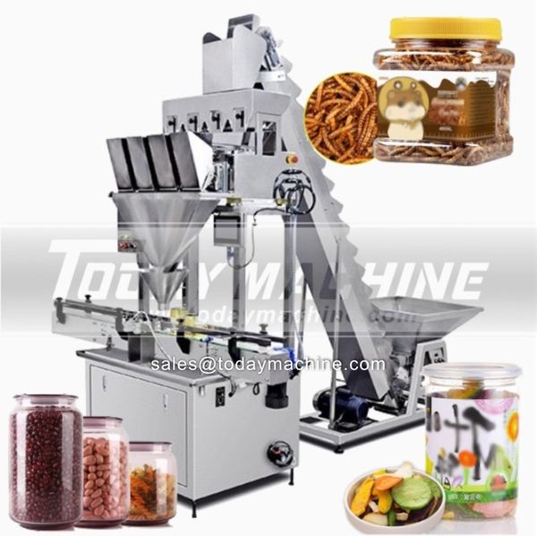 

automatic granule sugar powder filling machine production line