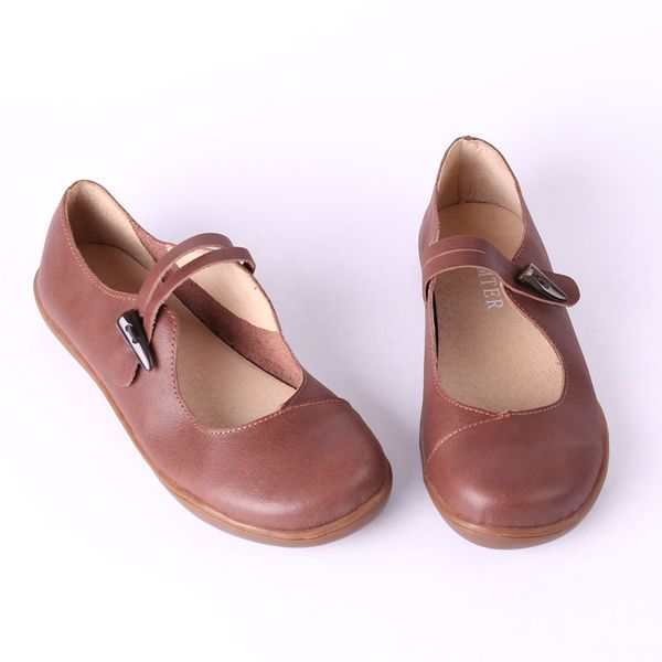 

imter women shoes slip on ballet flats 100% genuine leather ladies flat shoes spring woman ballerina shoe female footwear, Black