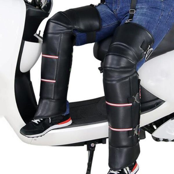 

motorcycle thicken windproof knee pads sleeve warmers thermal knee wrap 70cm
