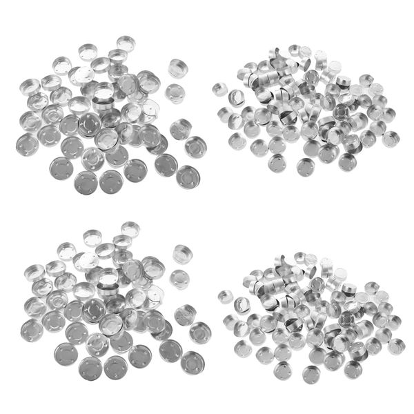 

400 шт алюминиевый чай свет пустой случай tins контейнеры для изготовления свечей