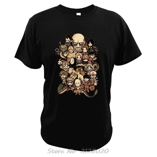 

japanese anime t shirt spirited away my neighbor totoro t shirt men cotton casual mashup digital print tees anime