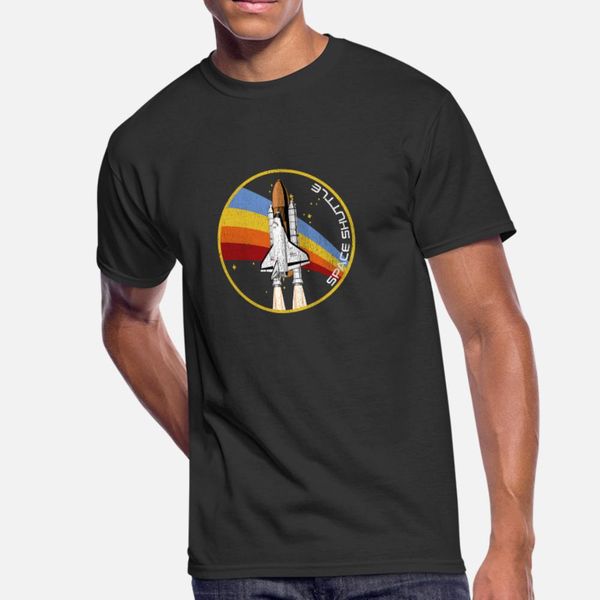 

space shuttle launch rocket used look t shirt men knitted 100% cotton s-3xl natural famous building summer leisure shirt
