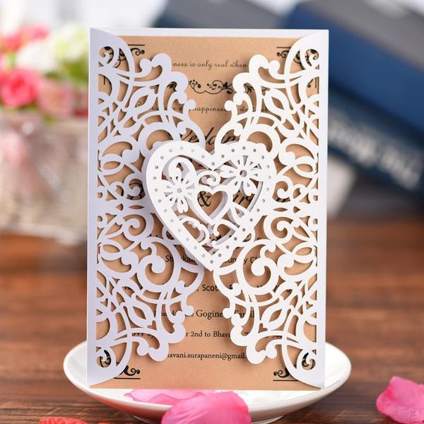 

greeting cards 10pcs pearl paper floral invitation holders with blank inner sheet for wedding birthday party anniversary