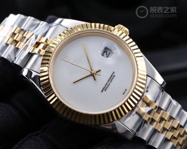 

2020, 126334 41mm size 904l steel watch 821a automatic chain core waterproof oyster case structure wristwatches, Slivery;brown