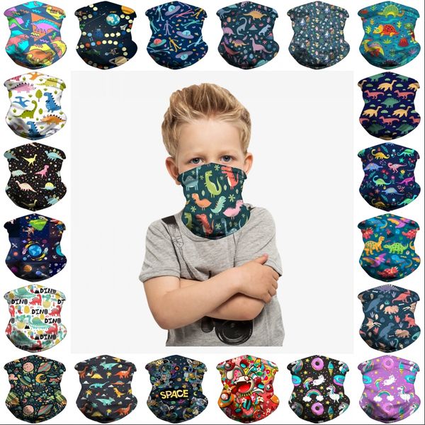 

dhl shipping children face mask kids cartoon mask outdoor washable cycling magic scarf bandana headband bandanas turban