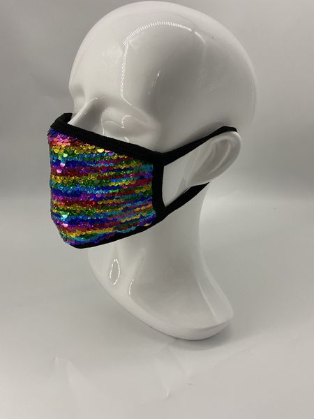 

new women face masks fashion shiny sequins mask washable masks mask accessories breathable thin face mask reusable