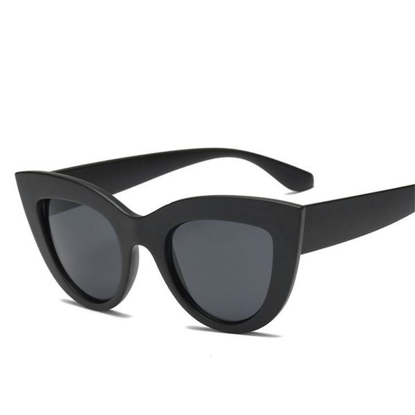 

2020 мода cat eye женщины солнцезащитные очки мужчины vintage shaped солнцезащитные очки женщина очки синий солнцезащитные очки высокого кач, White;black