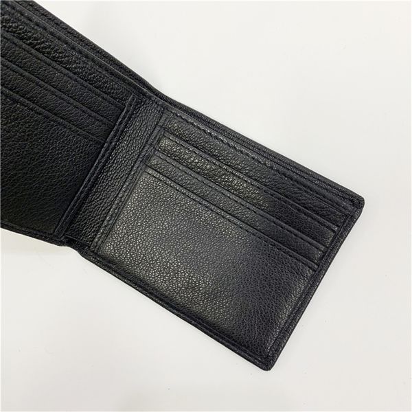 

wallets mens wallet purses zippy wallet men short wallets fold card holder passport holder women long folded purse p pouch 45 783, Black