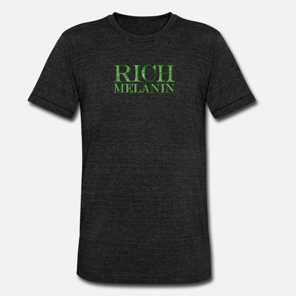 

rich melanin t shirt men printed tee shirt plus size 3xl unique loose funny casual spring autumn letters shirt