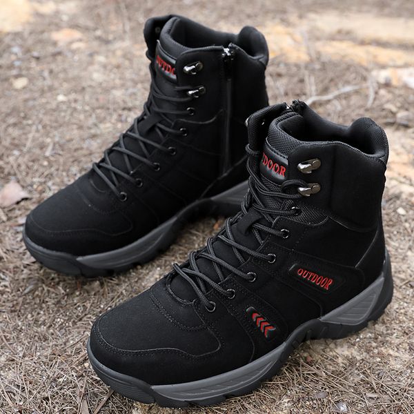 

boots high mens tenis casual footwear flat altos sneaker fashion man causal sneakers 2021 shoe men, Black