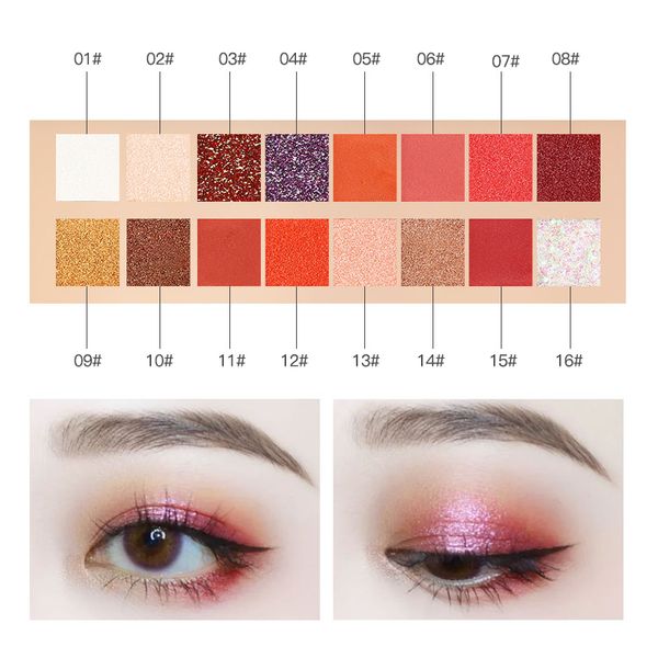 

eye shadow colorful glitter liquid matte palette waterproof of shadows pearlescent eyeshadows makeup cosmetics
